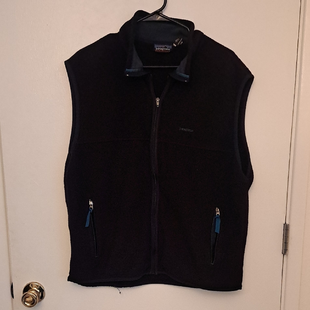 MADE IN USA Patagonia Synchilla Black Fleece Vest
